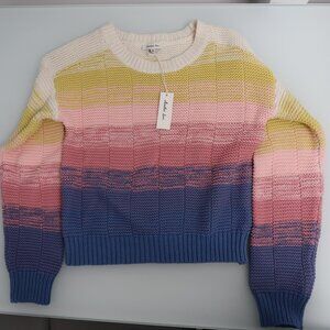 another love nwt sunset umbre' sweater